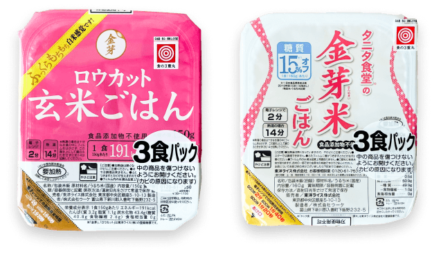 金芽ロウカット玄米ごはん、タニタ食堂の金芽米ごはん
