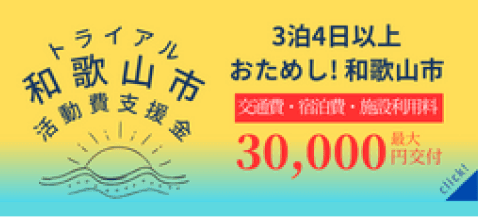 トライアル和歌山市活動費支援金