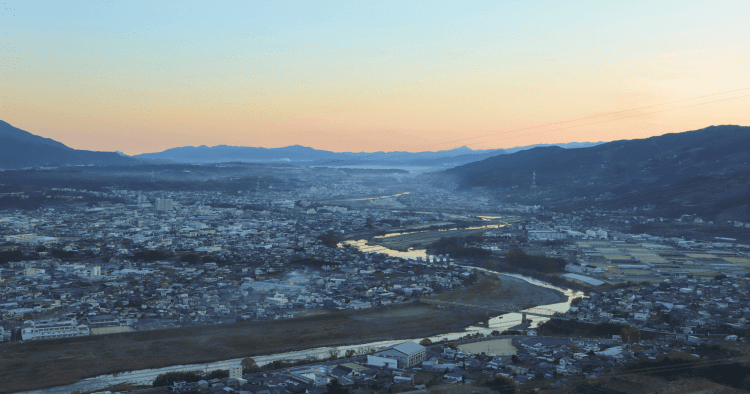 橋本市の風景